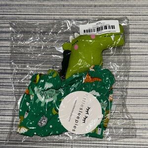 Little Sleepies bamboo Green dragon dreamland Sleepyhead Lovey